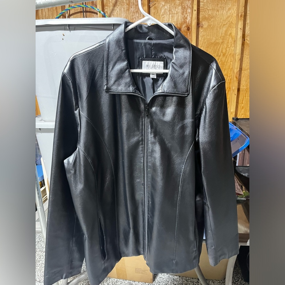 Leather jacket